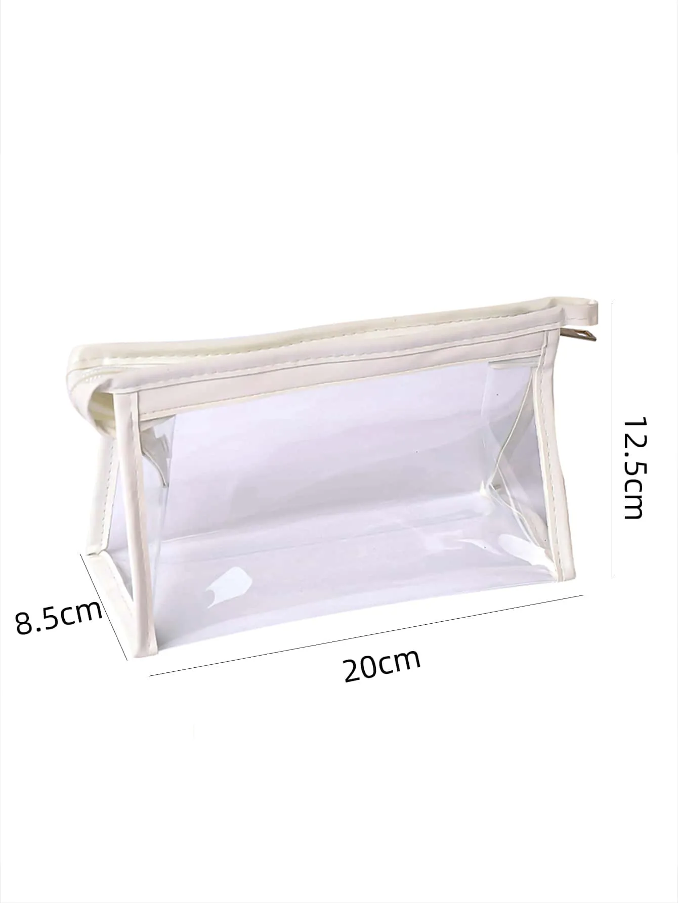 1pc Clear Waterproof Pencil Bag