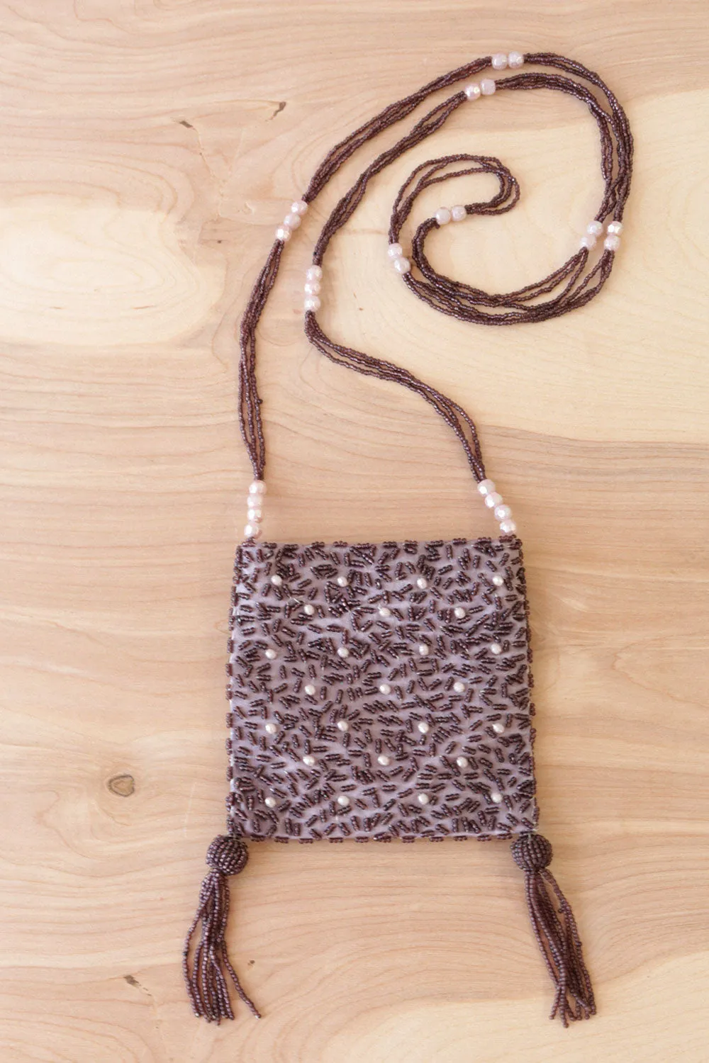 Alexia Petite Purple Bead Bag