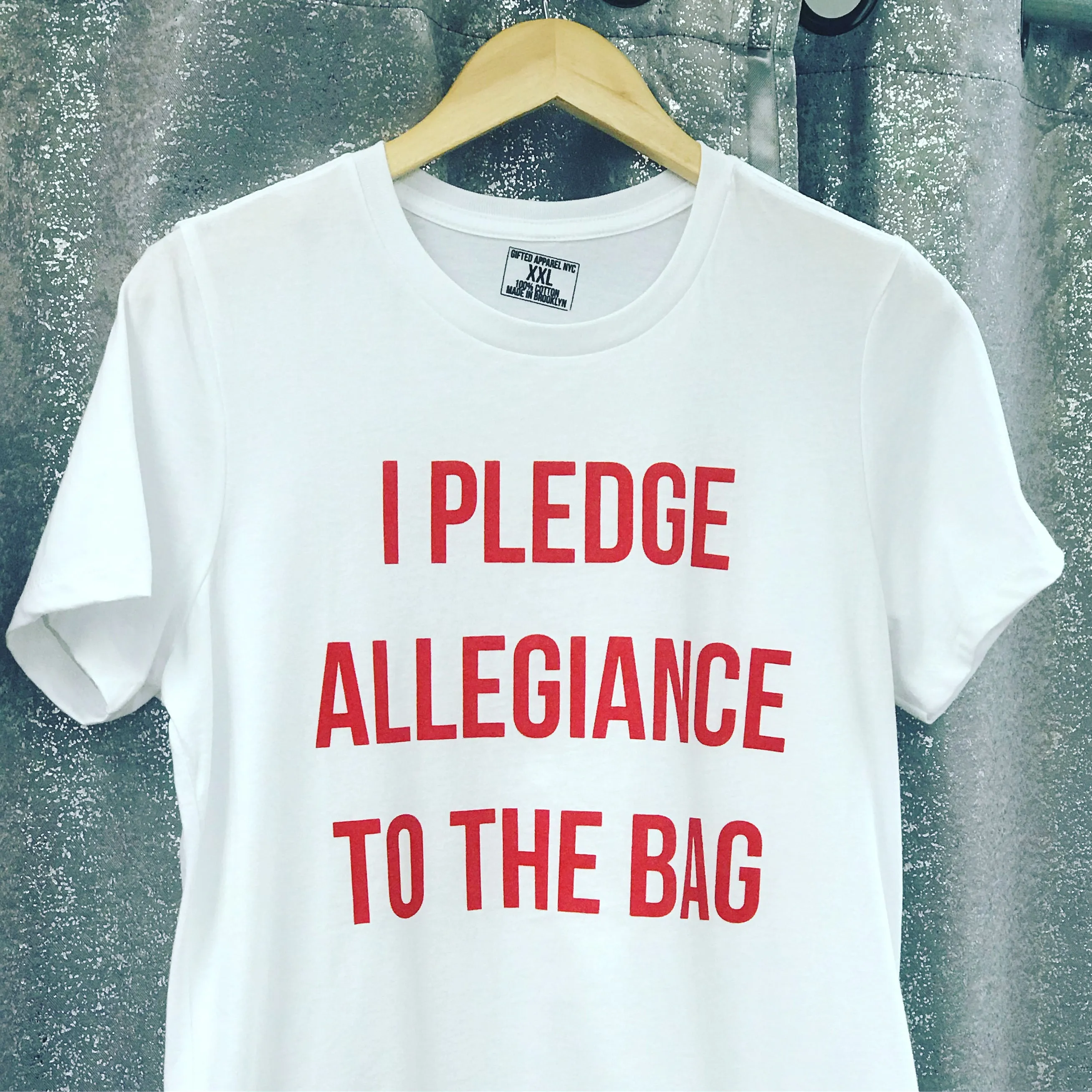 Allegiance to the bag women’s tee