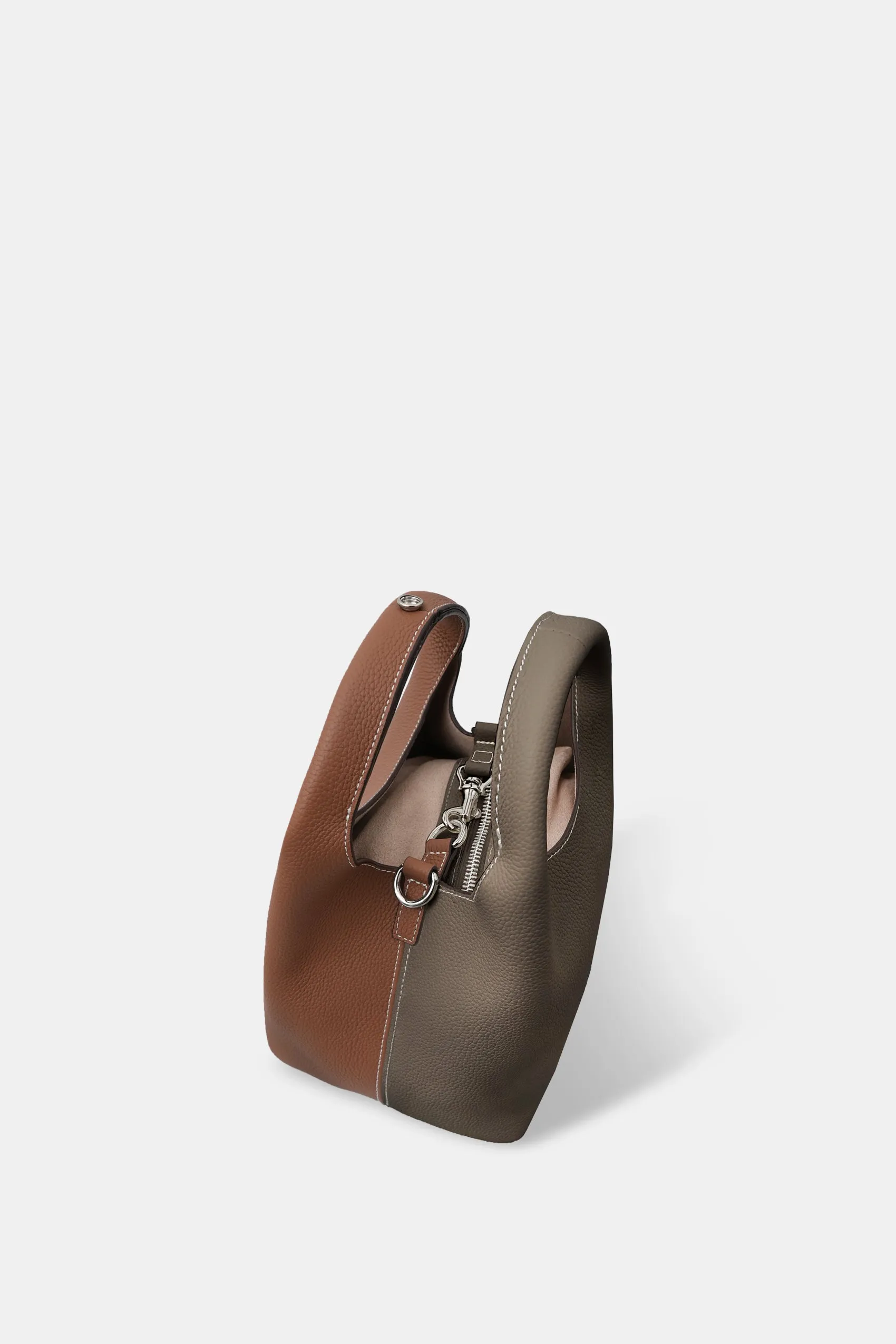 Athena Double Sided bag, Taupe&Brown