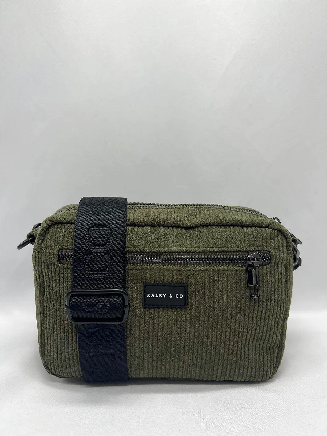 Athleisure Bag - Corduroy - Khaki & Black