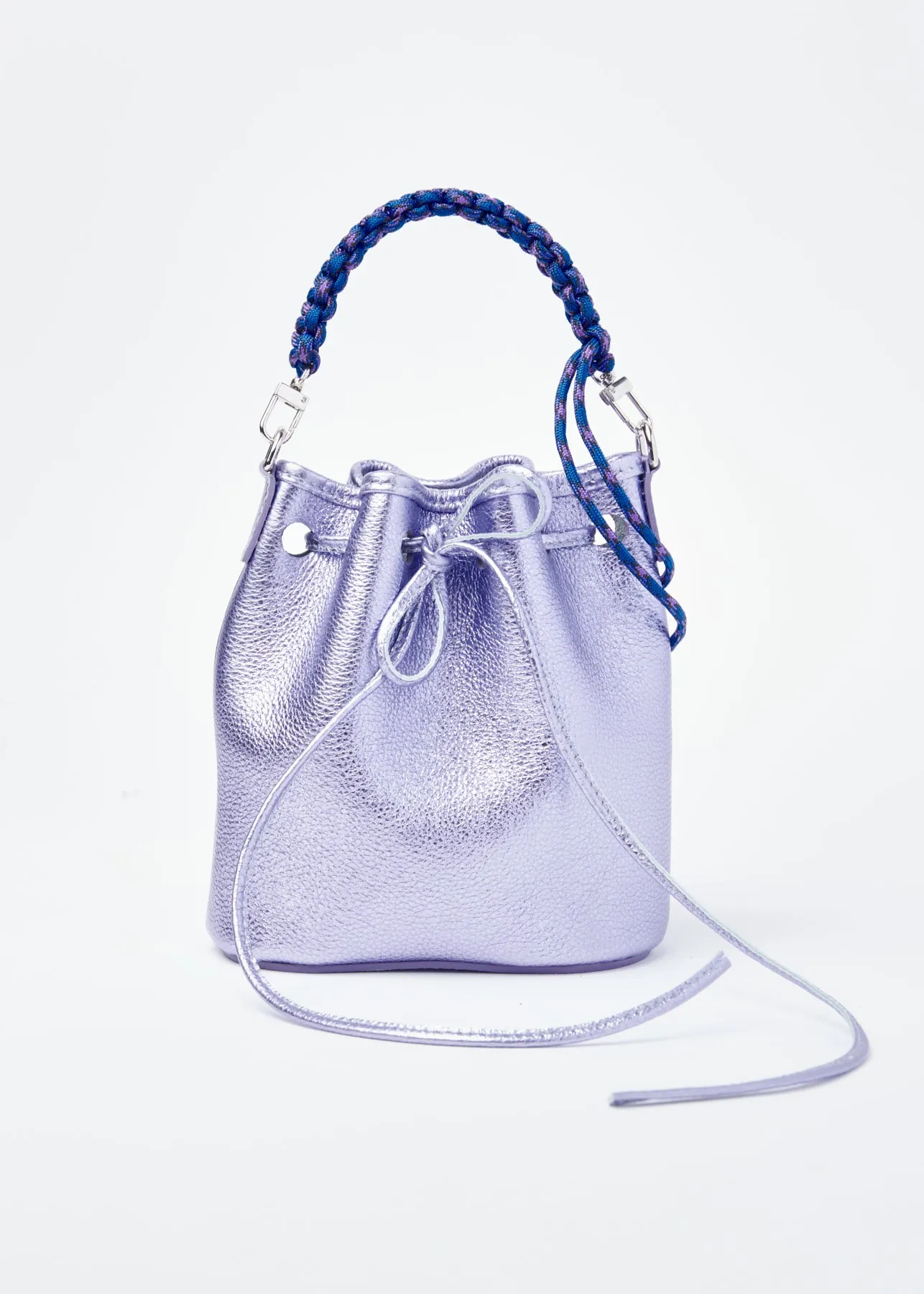 Baby Bucket Bag - Purple Glitter