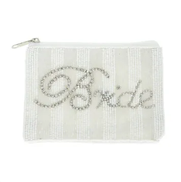 Beaded Bride Zip Top Bag