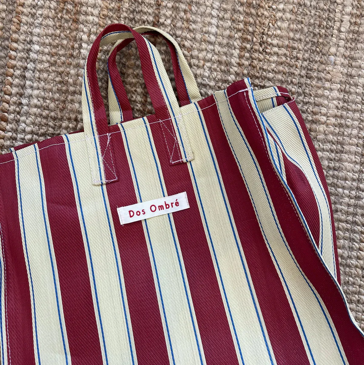 Bengali Bag Red and Cream