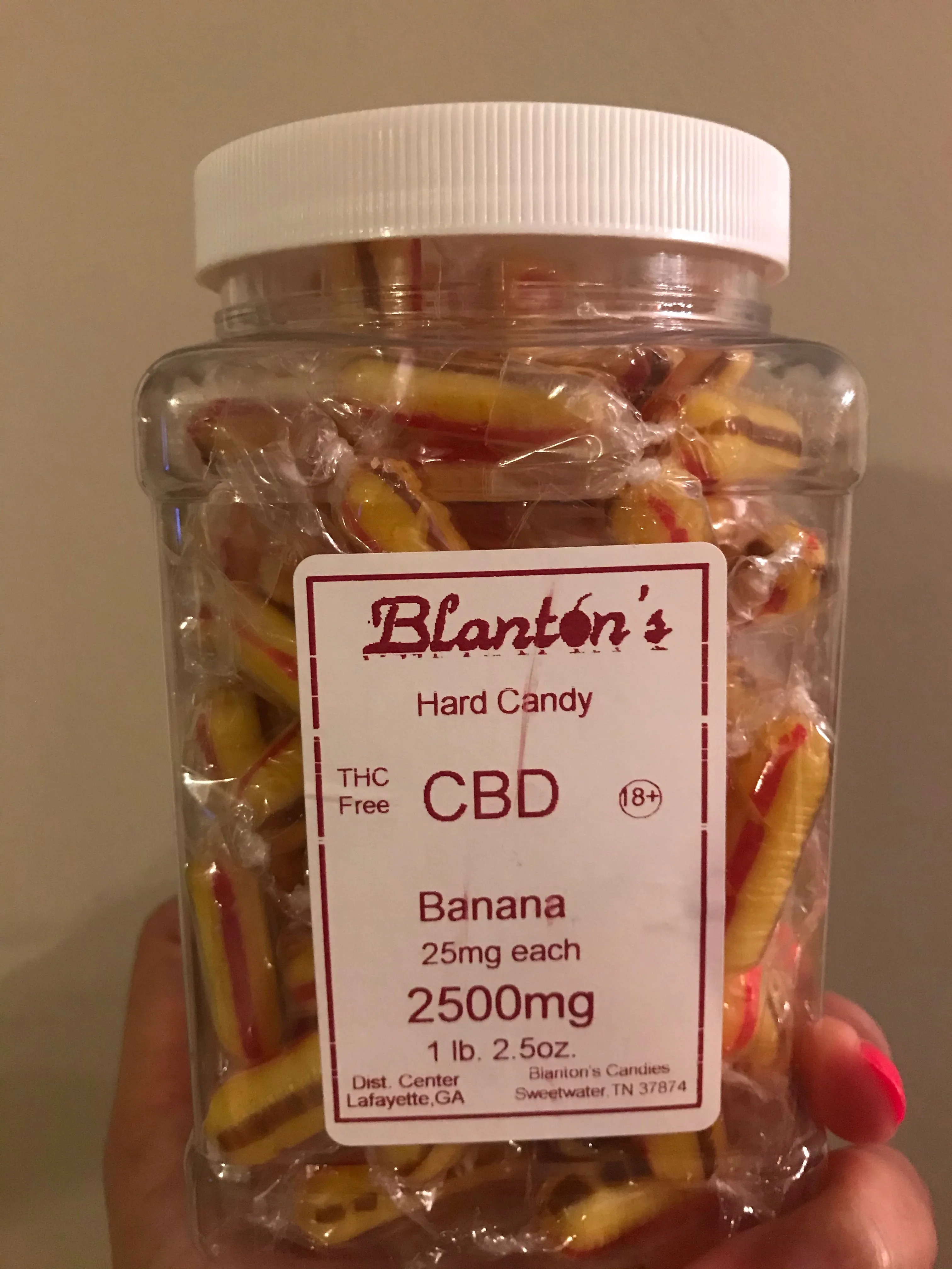 Blanton Cbd hard candy 25mg