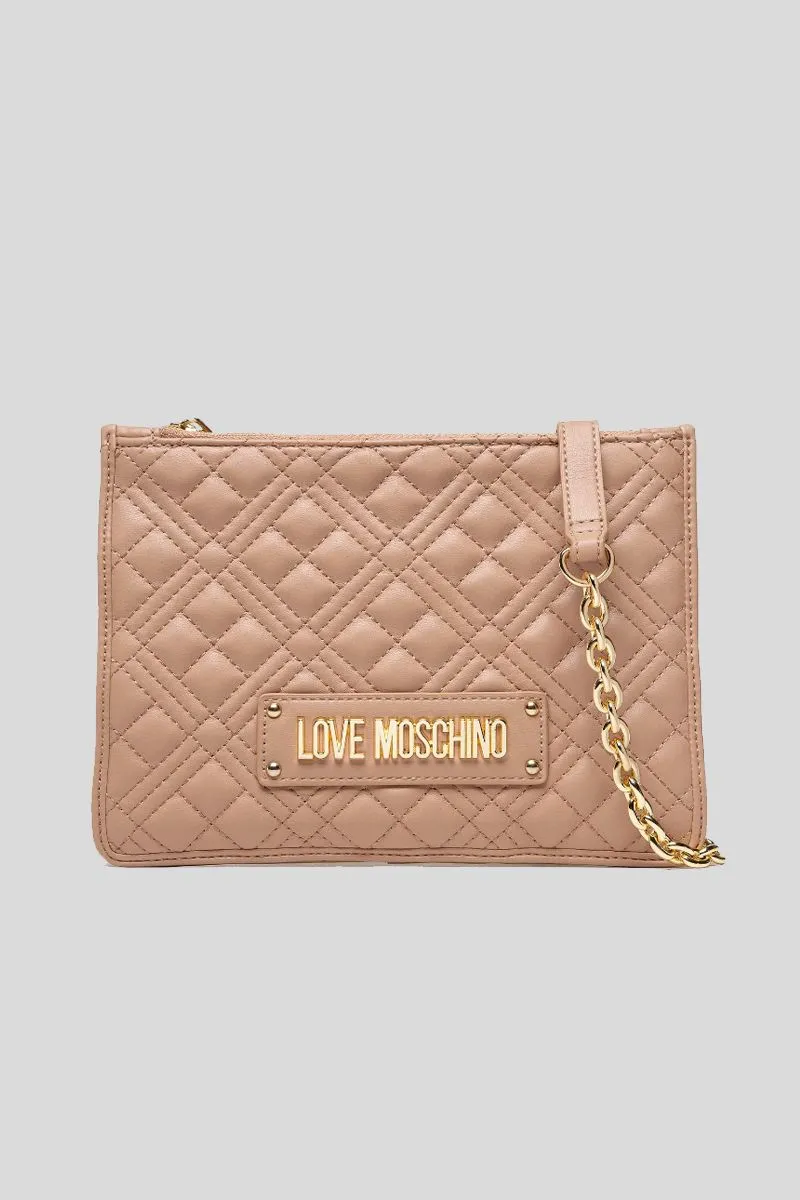 Borsa Quilted Bag Pu - Taupe