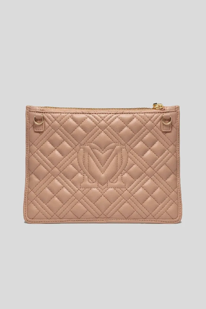 Borsa Quilted Bag Pu - Taupe