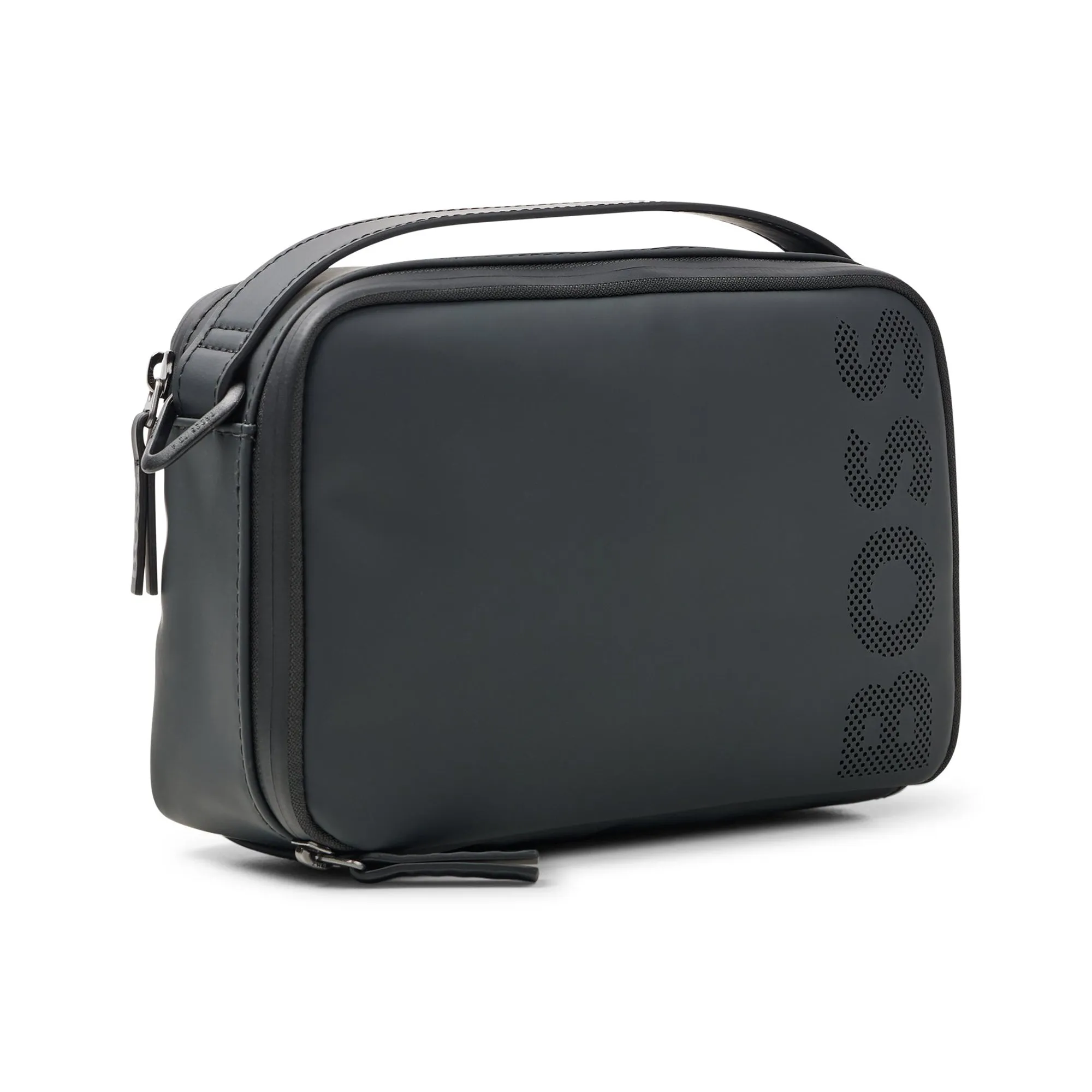 Boss Goodwin Perforated Wash Bag - Black