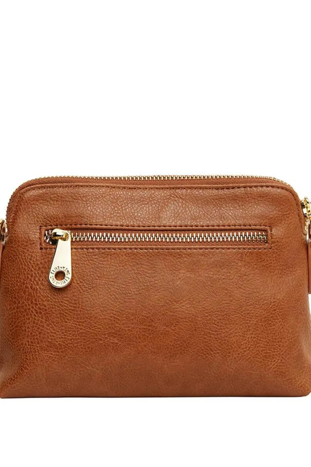 Burbank Crossbody | Tan Pebble