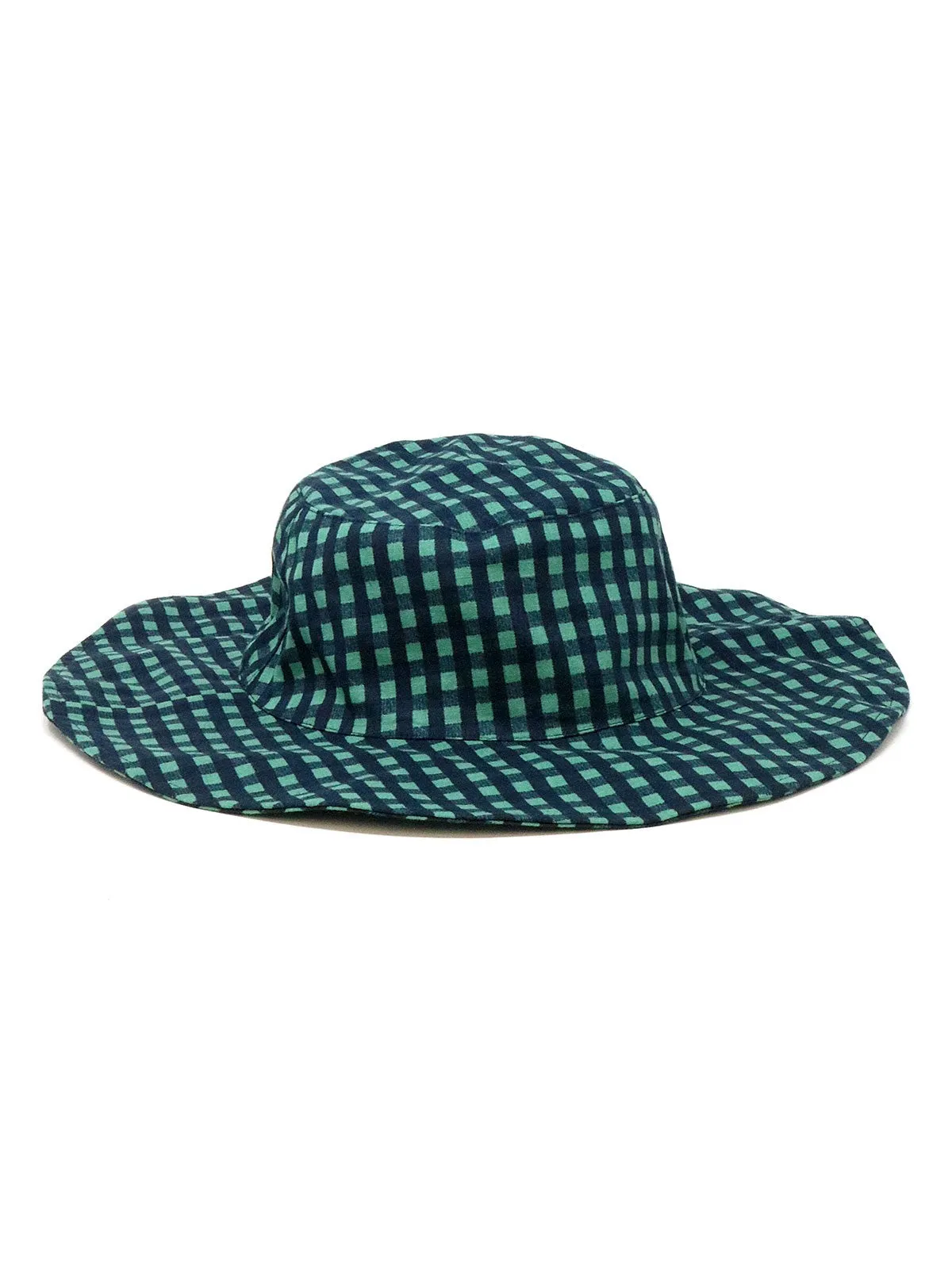 Camden Check Bucket Hat - Foam Green