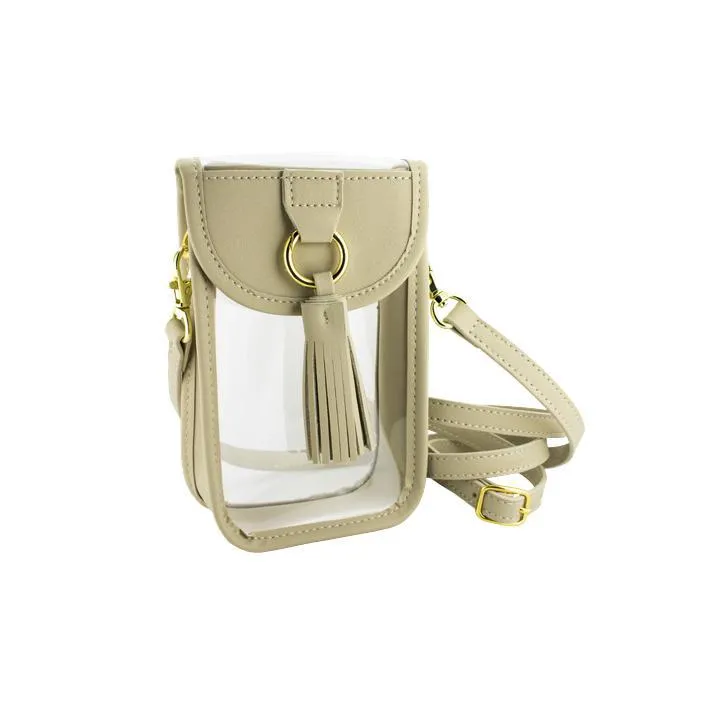 CD Clear Phone Crossbody