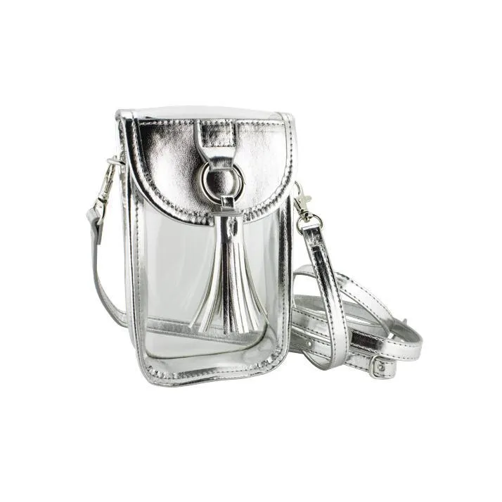 CD Clear Phone Crossbody