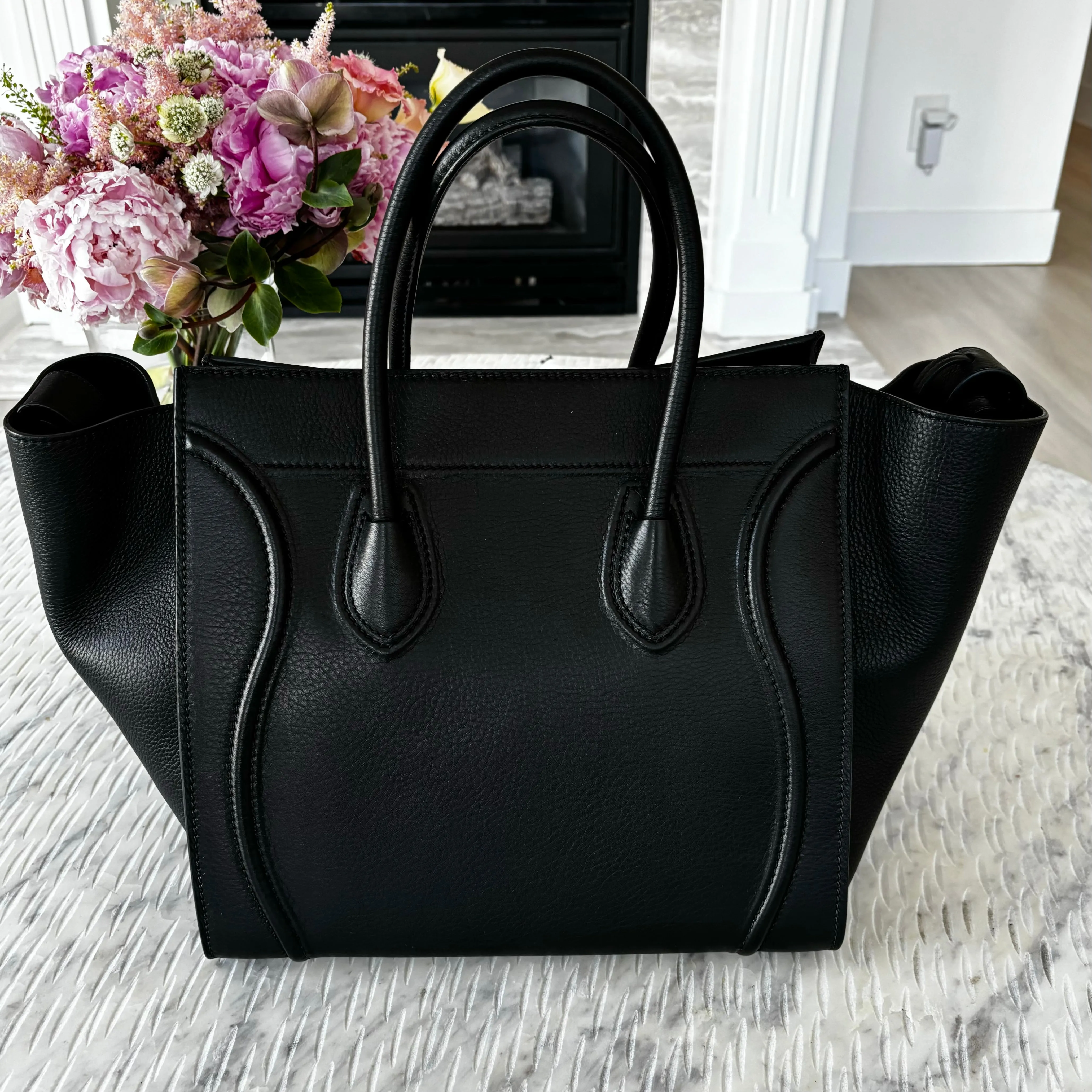 Celine Phantom Medium So Black Bag