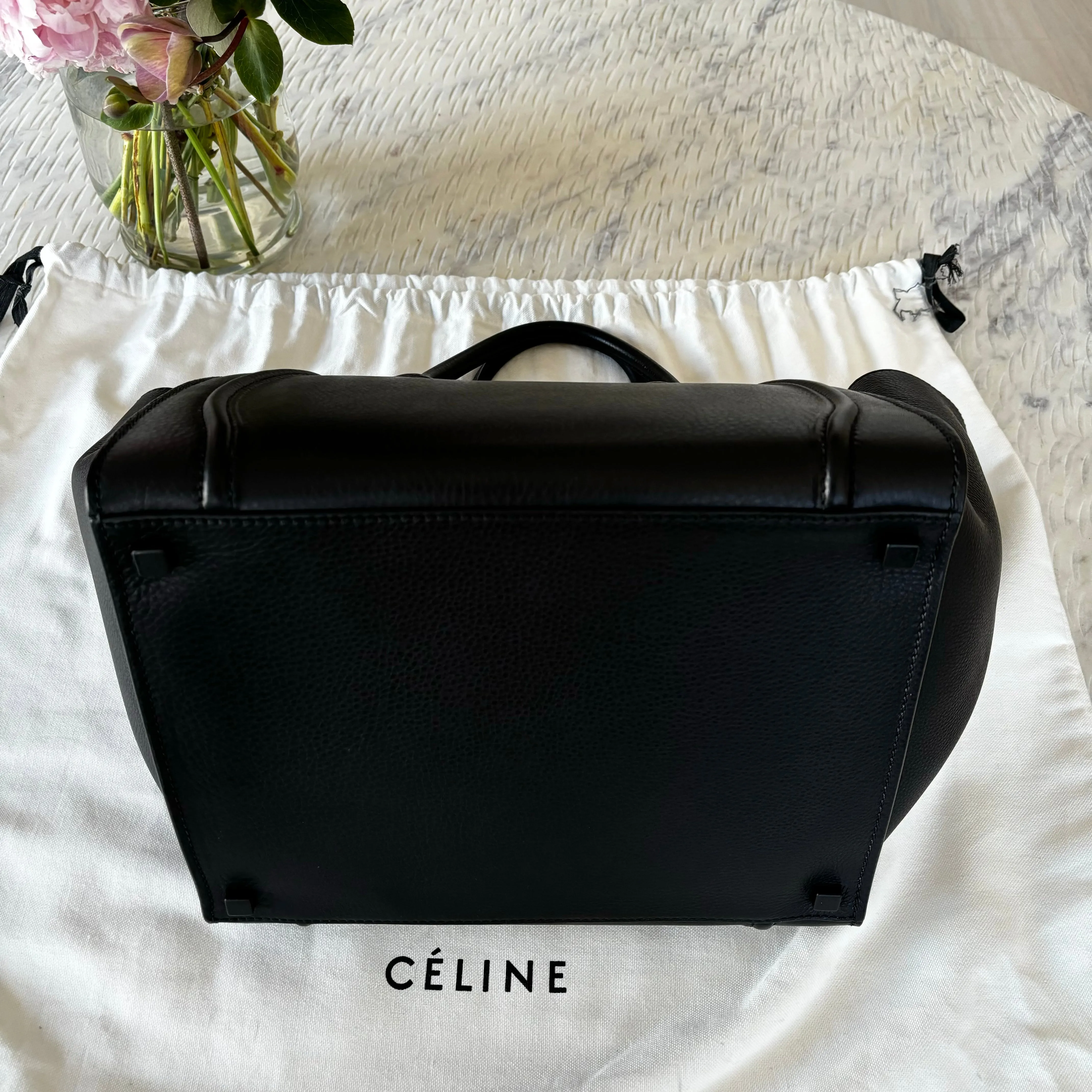 Celine Phantom Medium So Black Bag