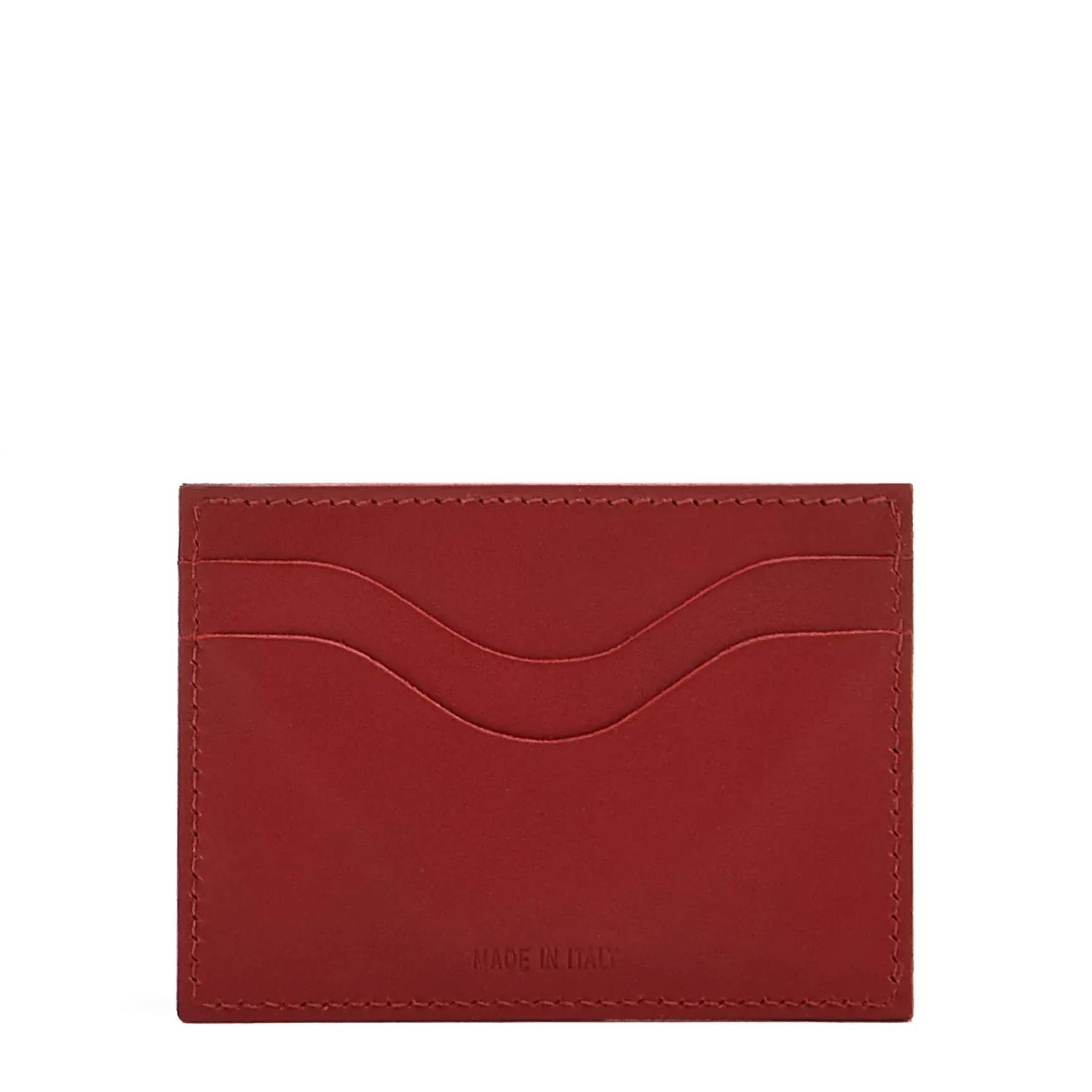 Cowhide Card Case (Red)