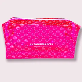 CUTANDCROPPED Pink Makeup Bag