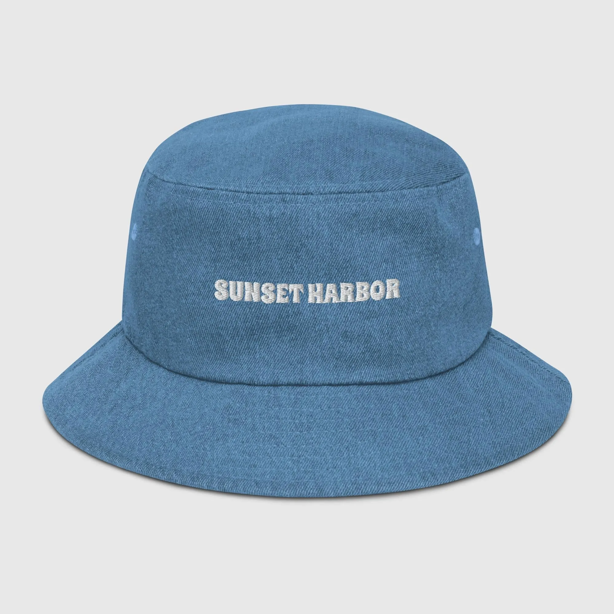 Denim bucket hat