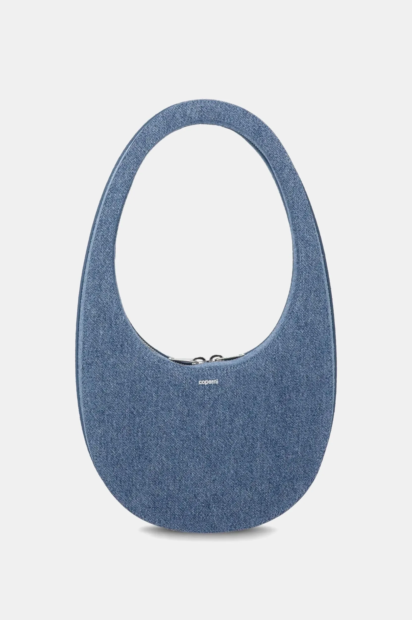 Denim Swipe Bag in Washed Blue