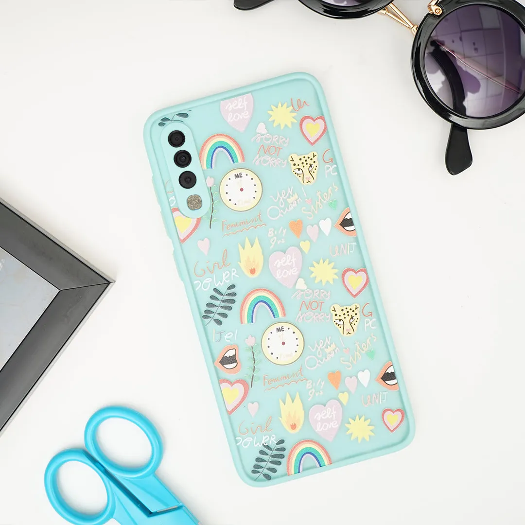 Emoji Printed Matte Finish Case - Samsung