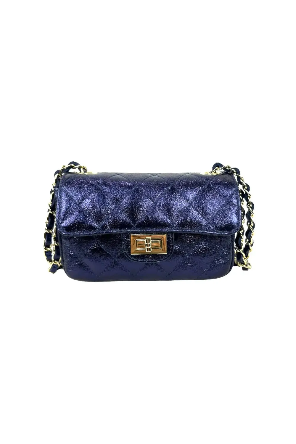 FRANNIE QUILTED BAG NAVY