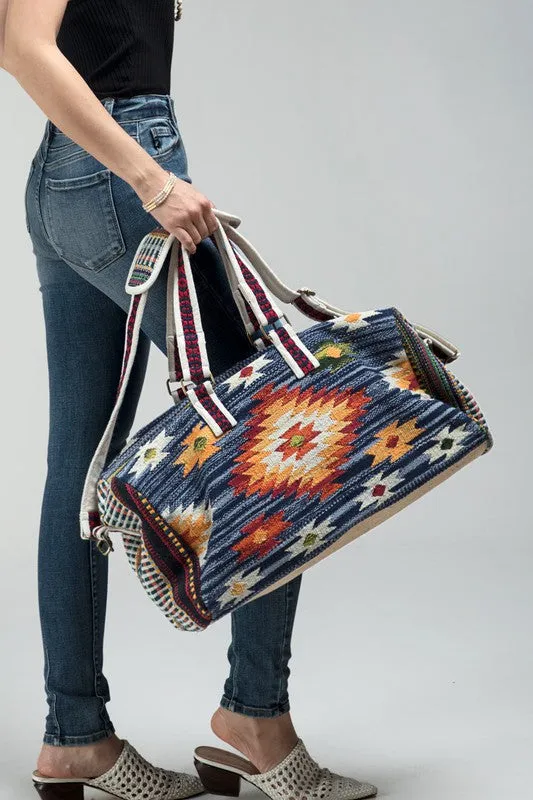 Handmade Neo Boho Chic Weekender Bag