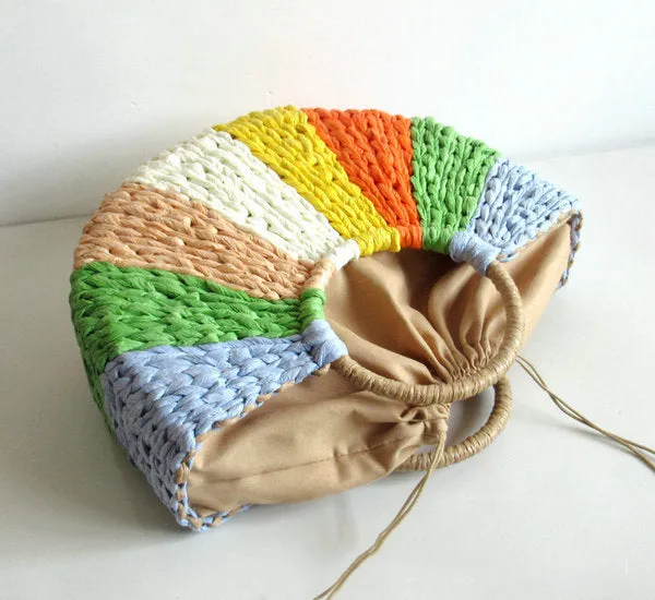 Handmade Rattan Beach Straw Bag - Itire