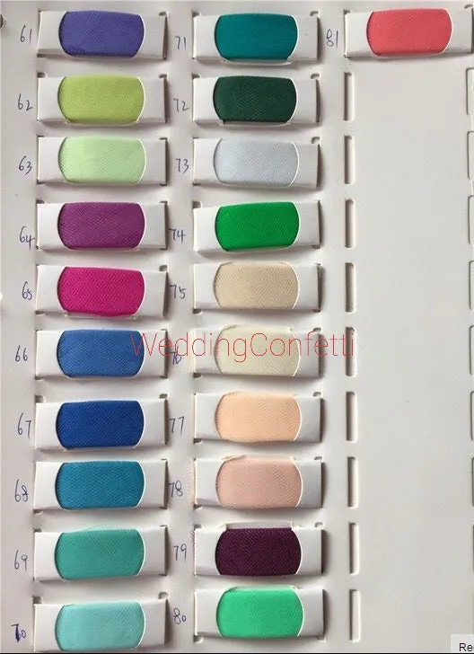 Hard Tulle Colour Chart