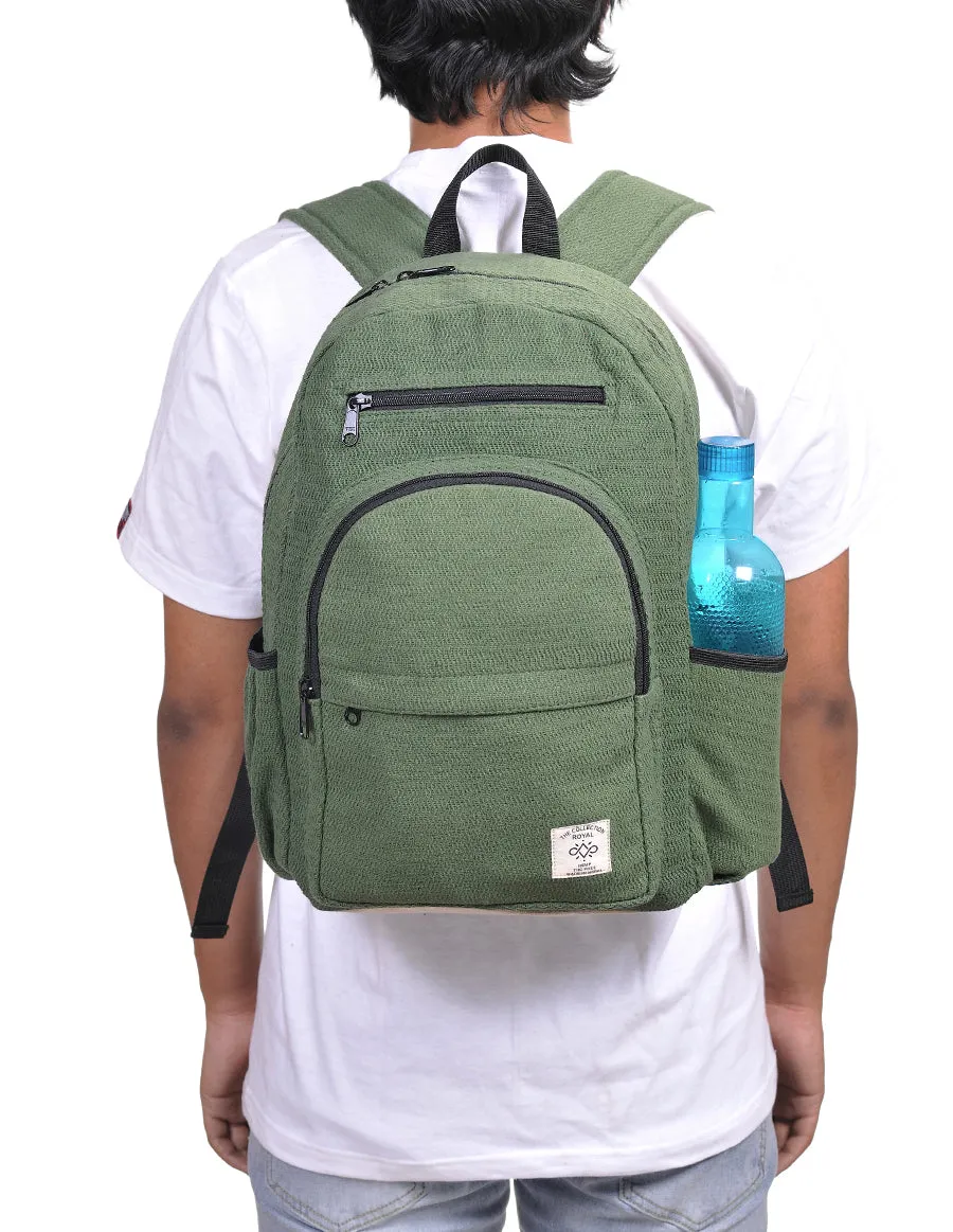 Hemp & Cotton Back Pack Bag