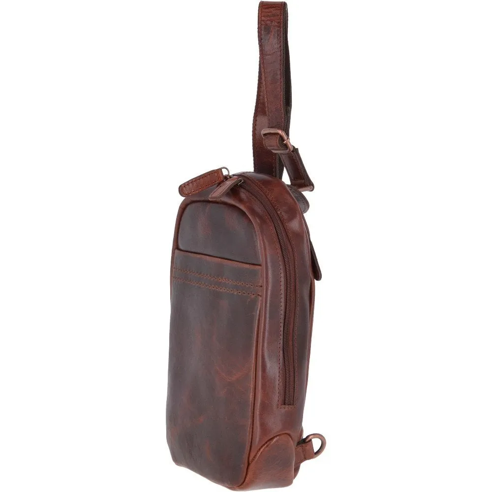 Highbury Perry Leather Sling Bag