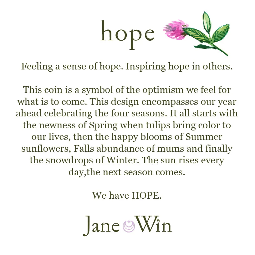 HOPE JW Original Pendant Coin