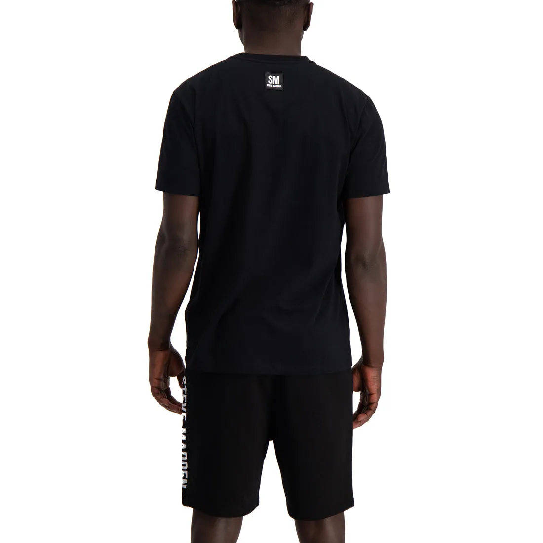 JACKSON MENSWEAR LOGO CREW NECK TEE BLACK