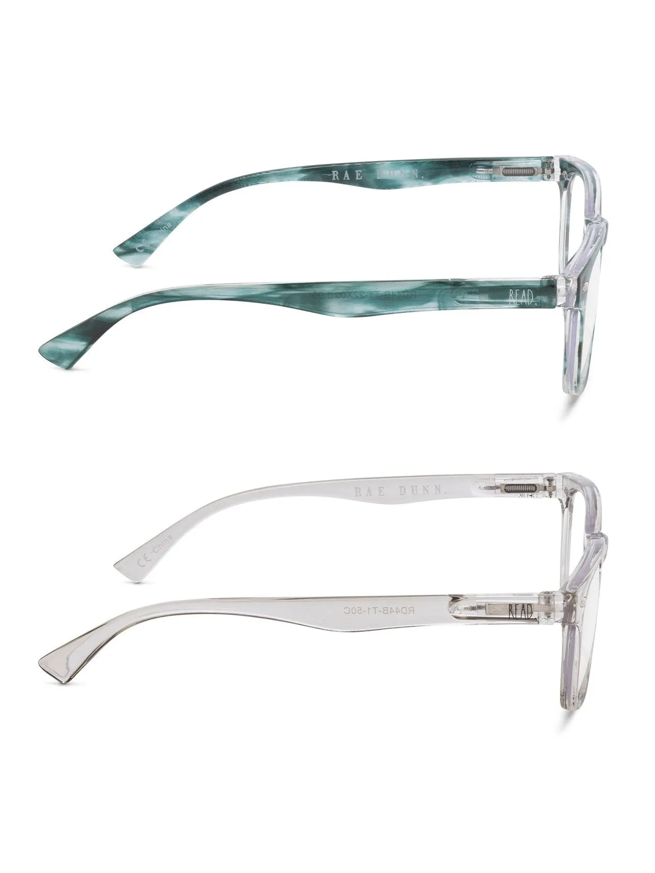 JUDY 2-Pack Blue Light Blocking Reading Glasses with "READ MORE" Signature Font Hard Case