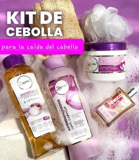 Kit Cebolla Shampoo   Acondicionador