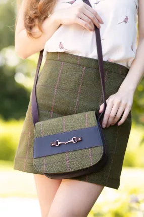 Ladies Tweed Saddle Bag - Helmsley