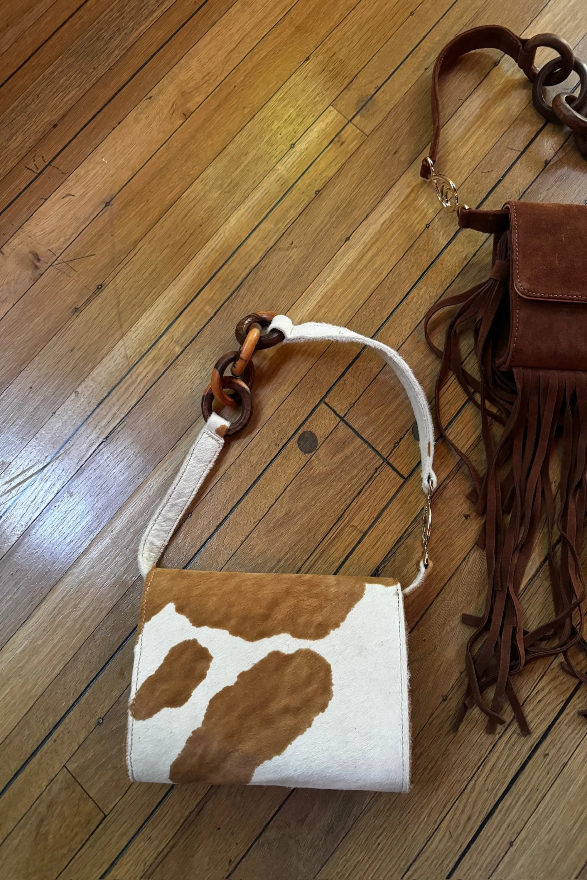 Lijadu Bag in Brown Cow