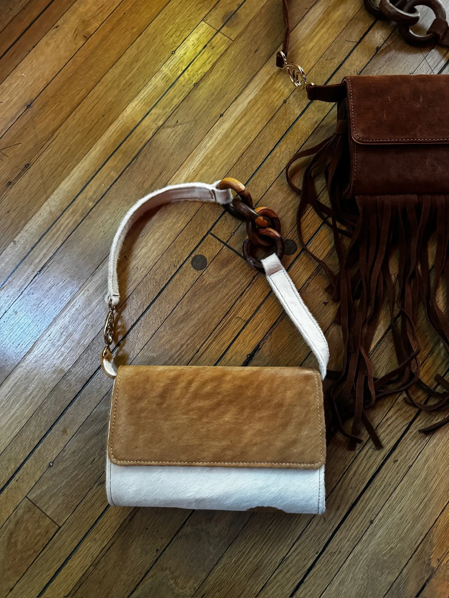 Lijadu Bag in Brown Cow