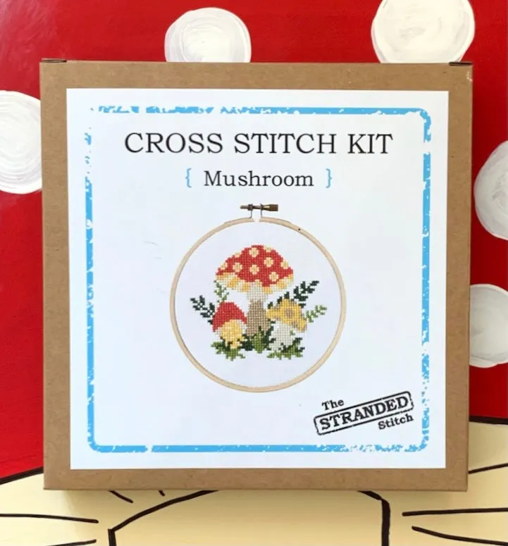 Mushrooms Cross Stitch Kit