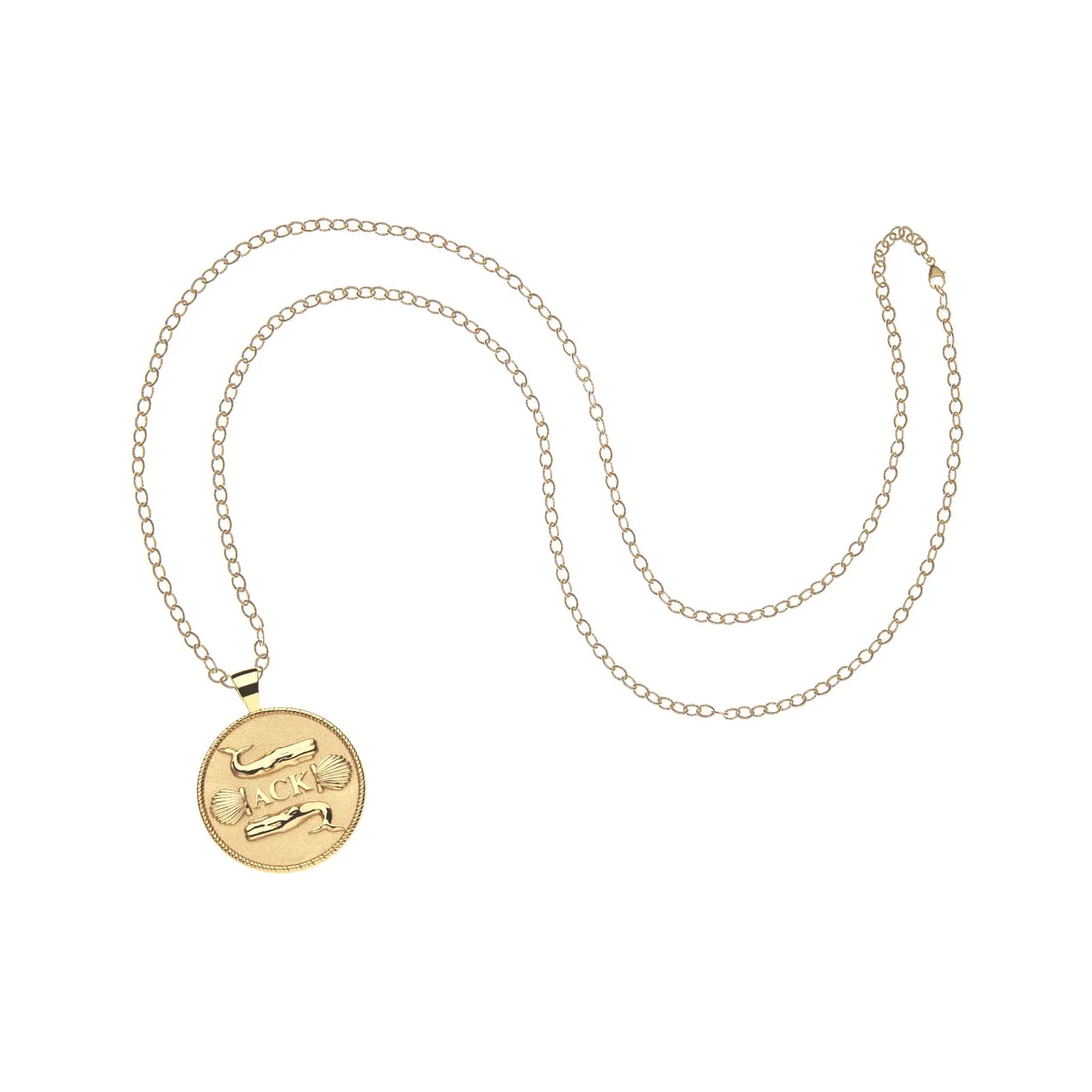 NANTUCKET JW Original Pendant Coin