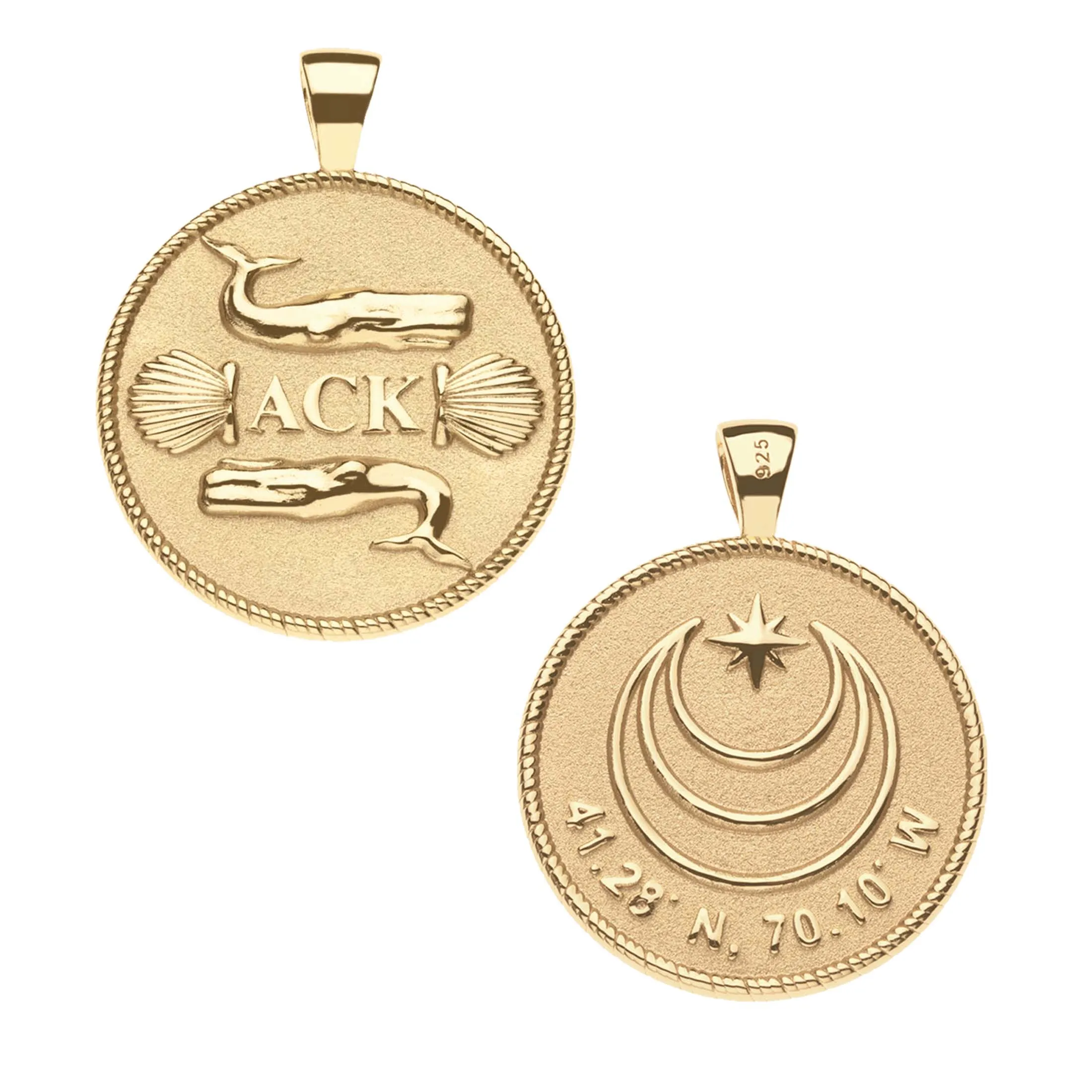 NANTUCKET JW Original Pendant Coin