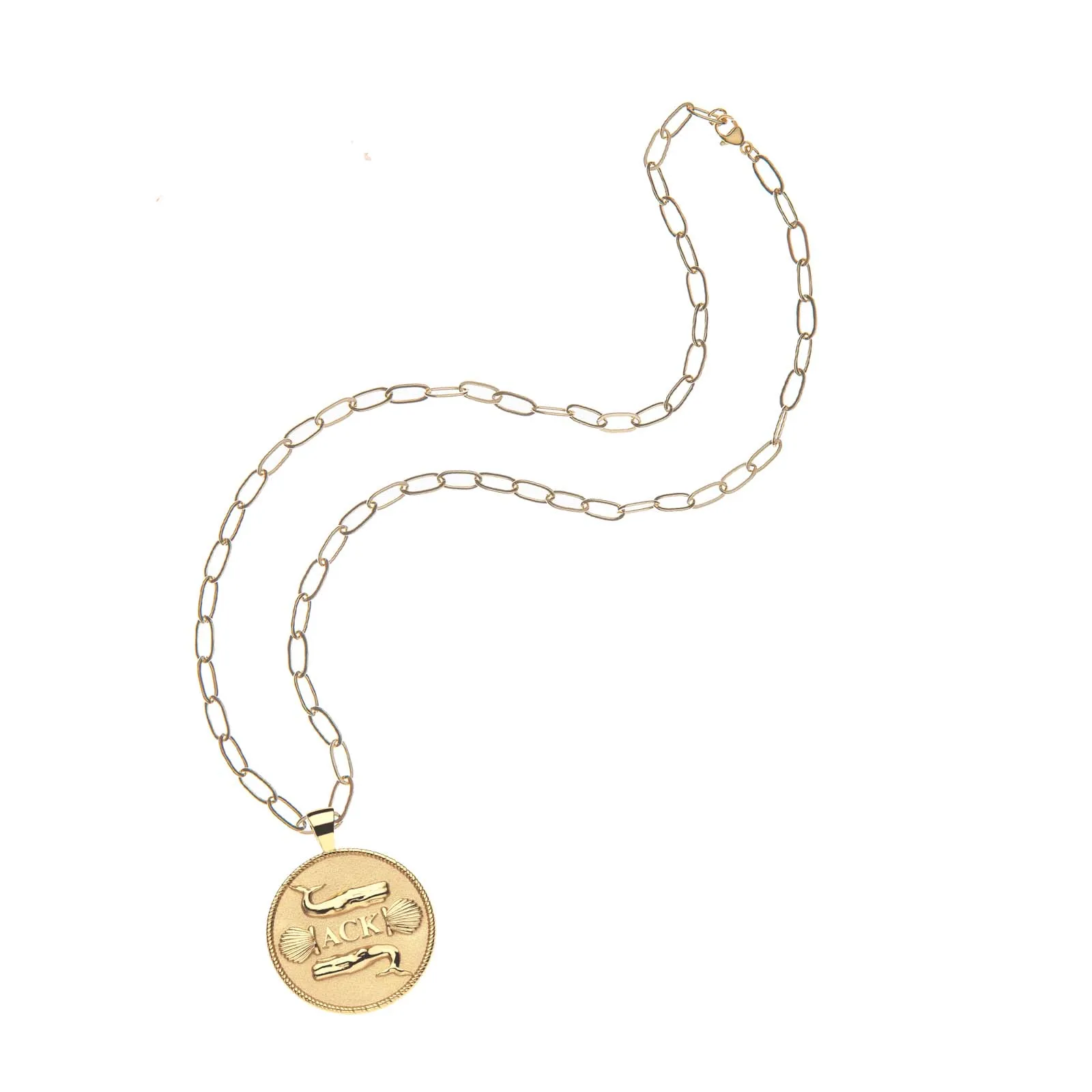 NANTUCKET JW Original Pendant Coin