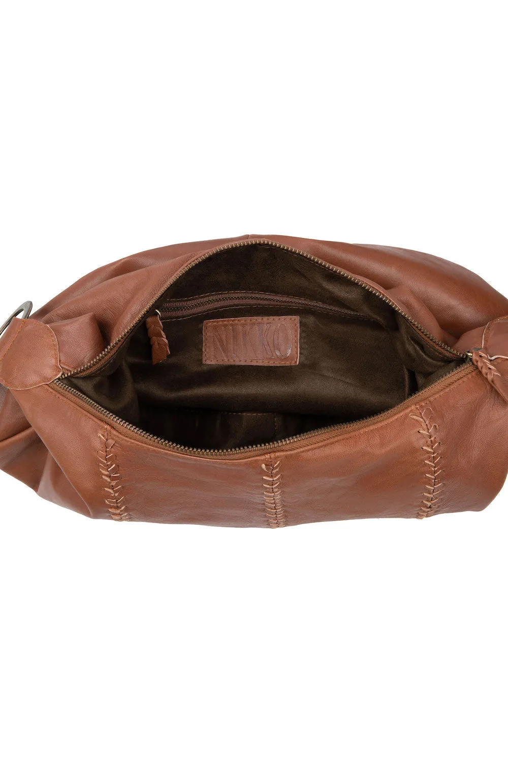 NIKKO LEATHER BAG TAN