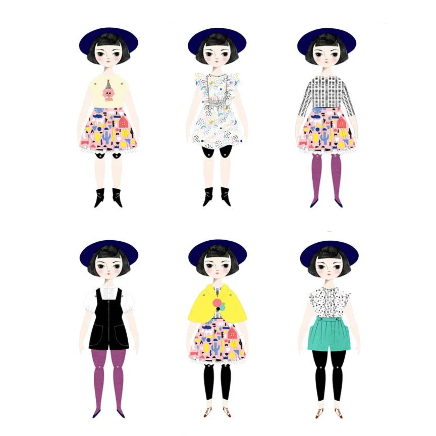 Olive Paper Doll Kit