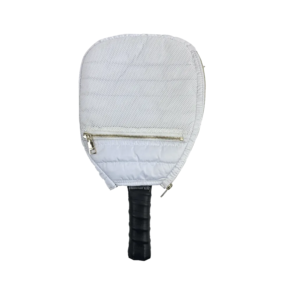 Poppy Quilted Puffer Pickleball Paddle Cover