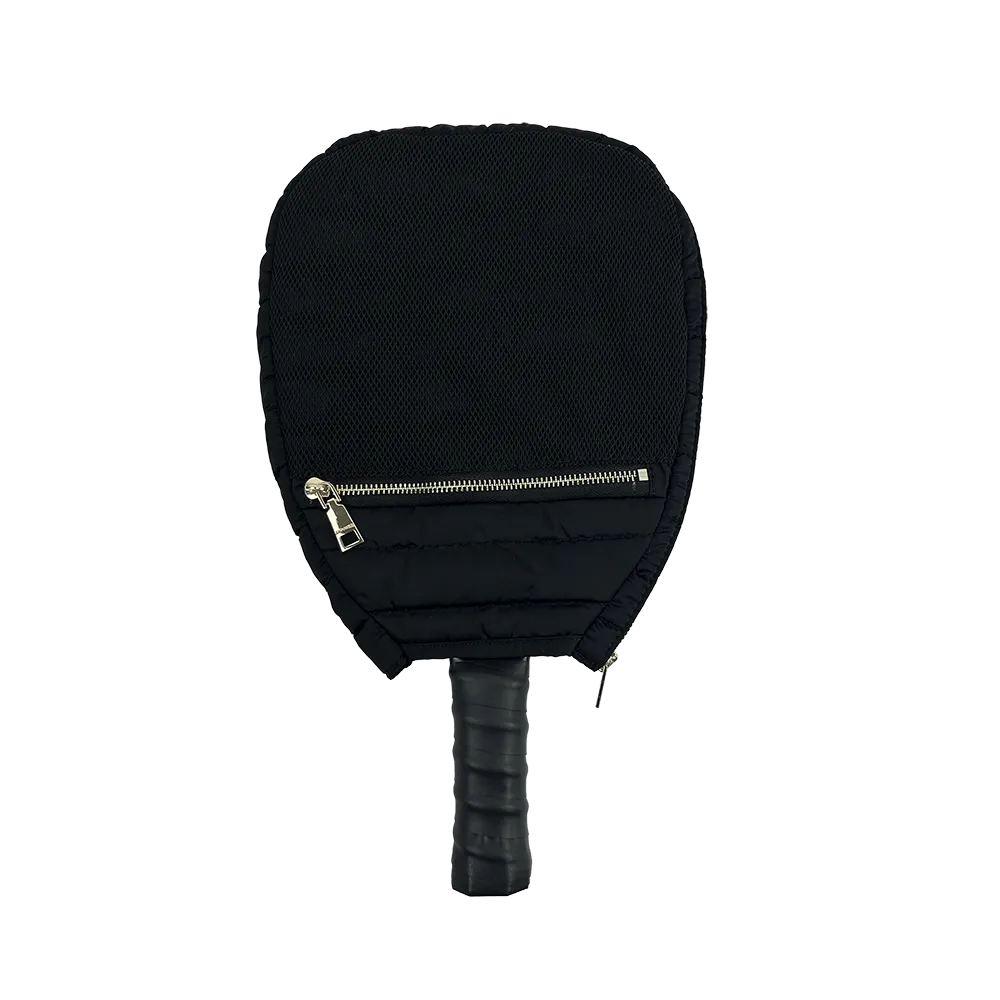 Poppy Quilted Puffer Pickleball Paddle Cover