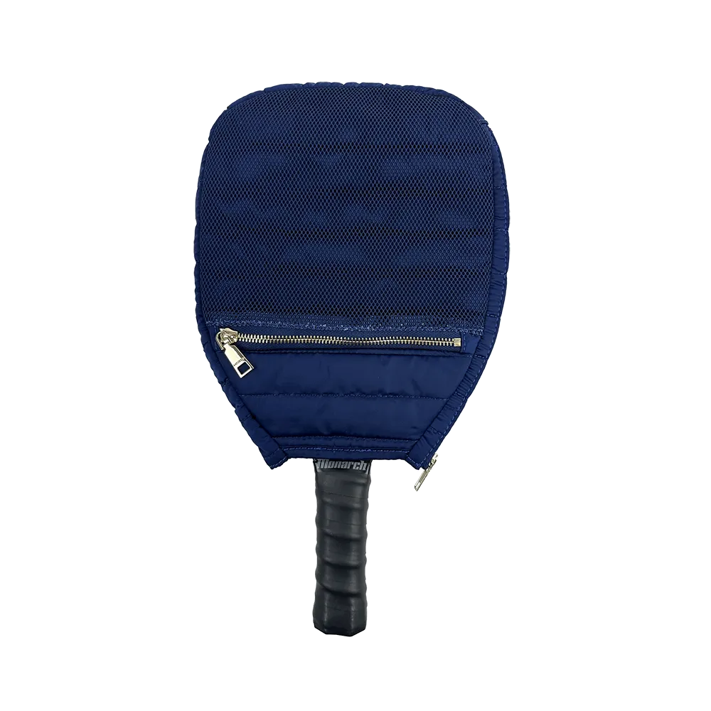 Poppy Quilted Puffer Pickleball Paddle Cover