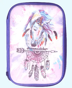 Spencil Hard Cover Pencil Case Dreamcatcher Horse