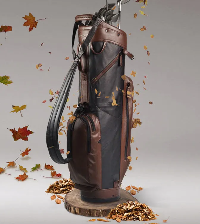 Sun Mountain Golf Leather Cart Bag