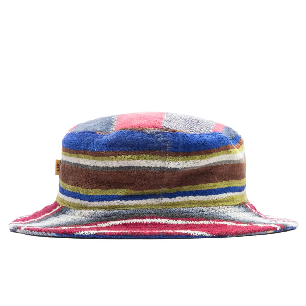 Terry Cloth Bucket Hat - Multi