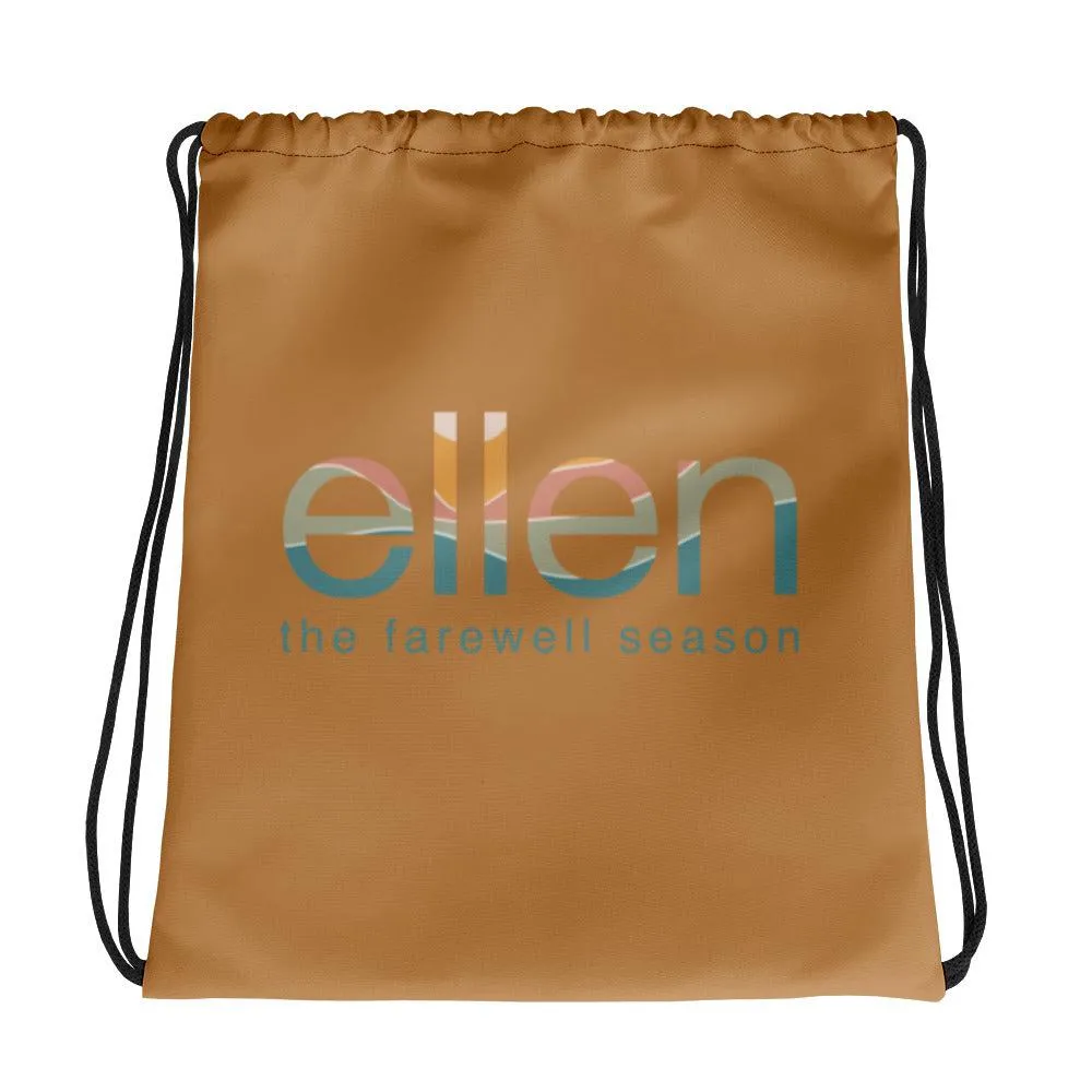 The Be Kind/Ellen Drawstring Bag - Brown