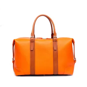 Travel Bag S in Pelle Arancio